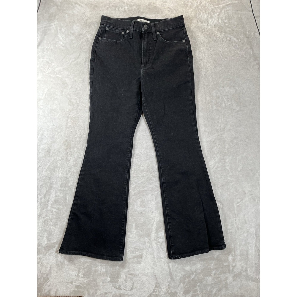 Madewell Jeans Womens 28 The Perfect Vintage Flare Black Denim